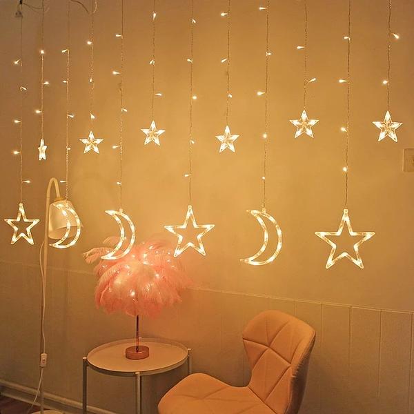 Moon and Stars Curtain Lights